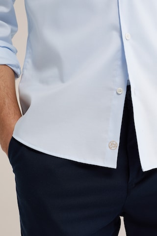 van Gils Slim Fit Бизнес риза в синьо