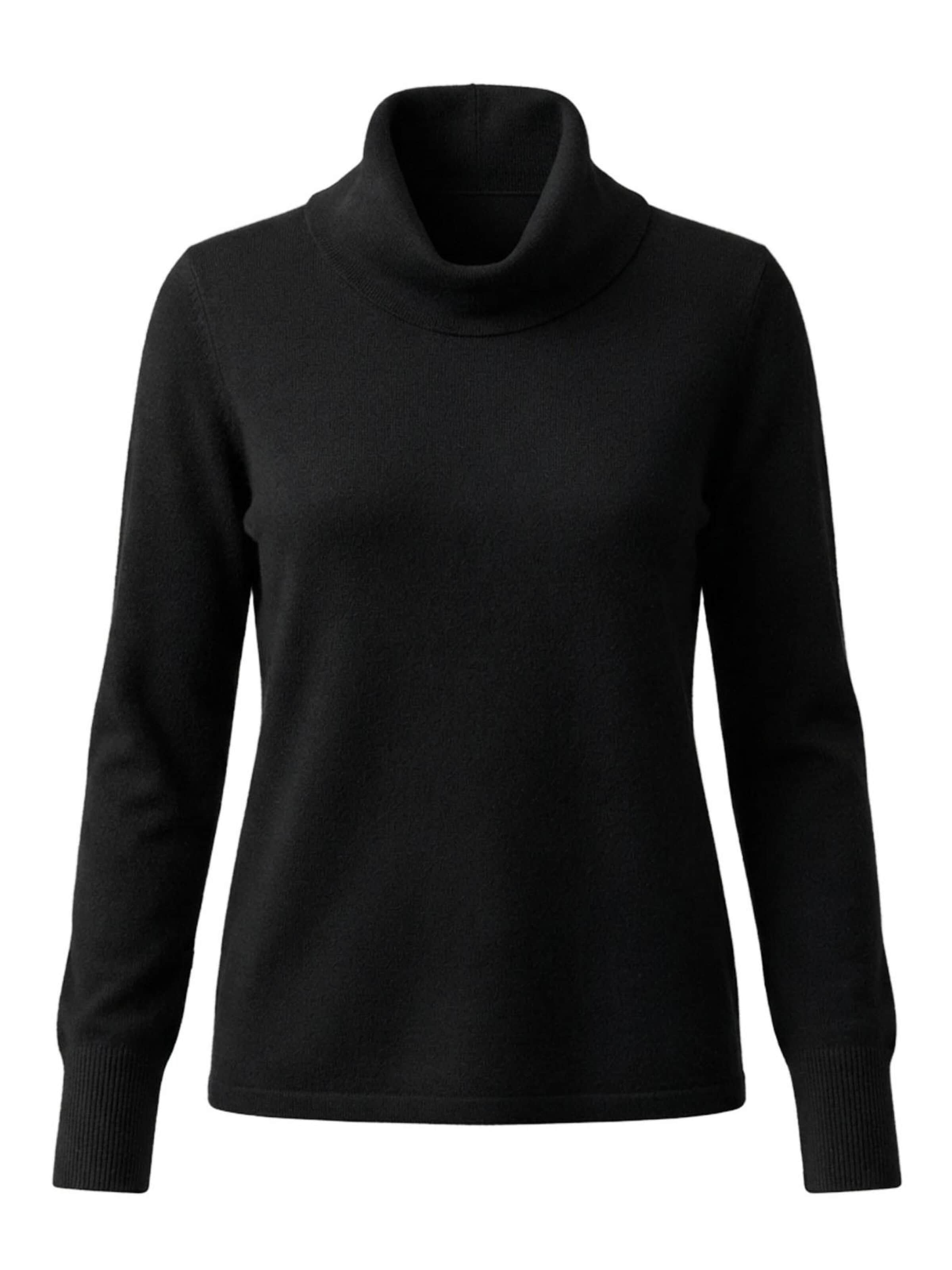 Pull-over Il Lanificio en noir : devant