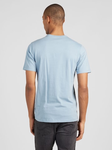 KnowledgeCotton Apparel T-shirt i blå