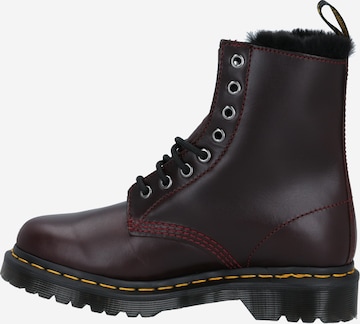 Dr. Martens Šněrovací kozačky '1460 Serena' – červená