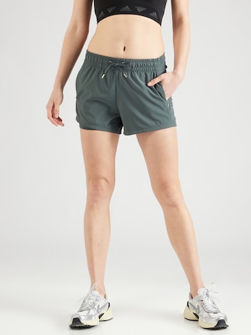 Athlecia Regular Workout Pants 'Timmie V2' in Green: front