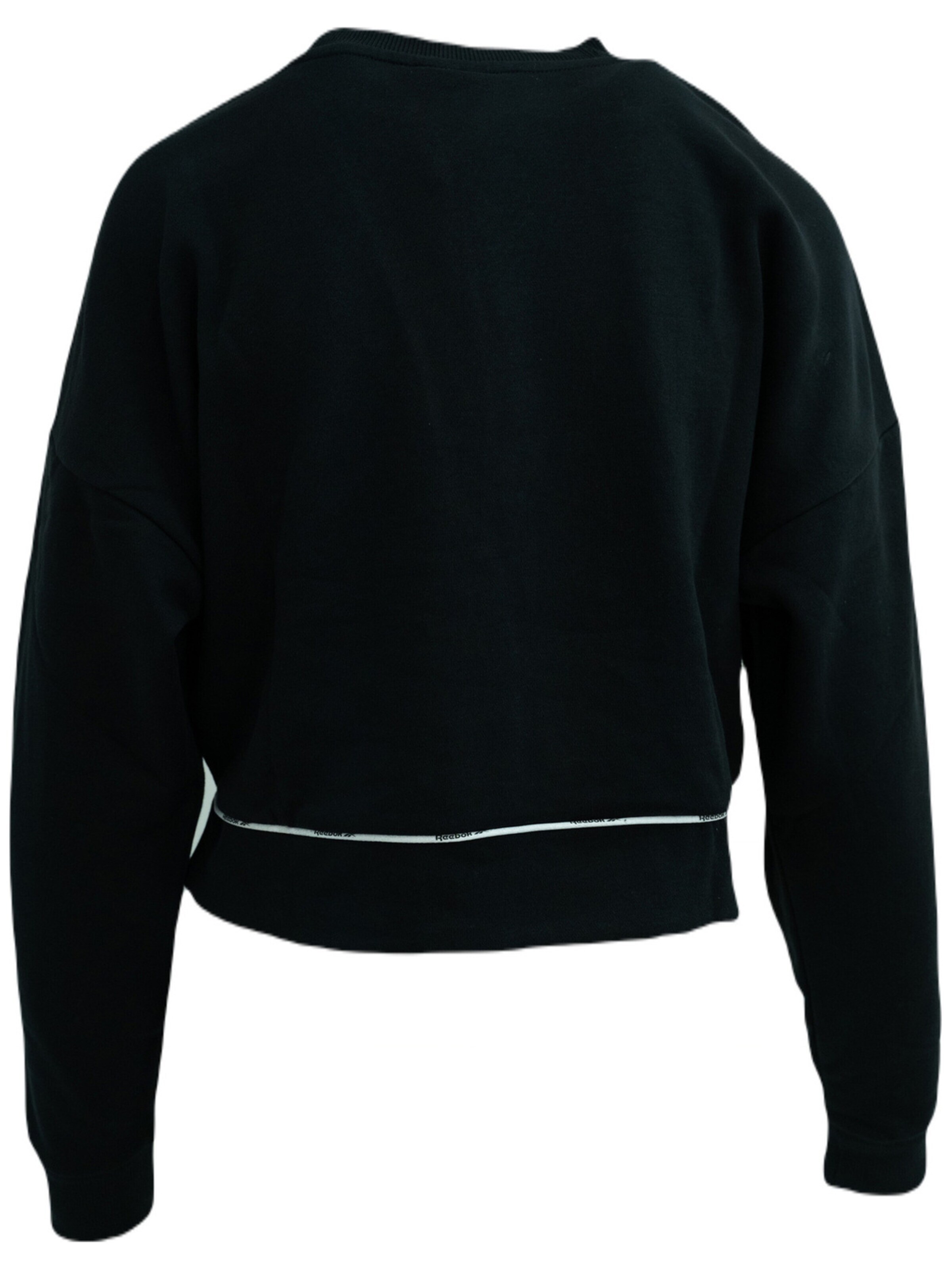 Reebok Blouse 'Reebok Piping Crewneck' in Black