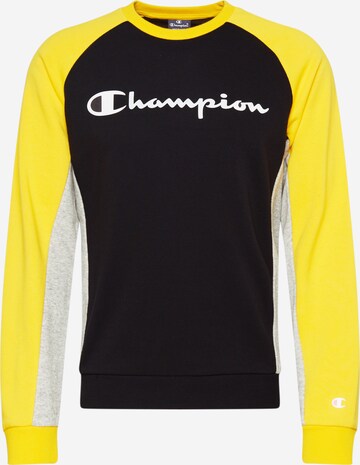 Champion Authentic Athletic Apparel Sweatshirt in Black: front