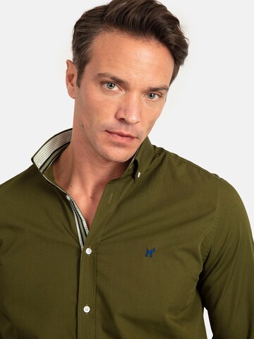 Williot Regular fit Button Up Shirt in Green