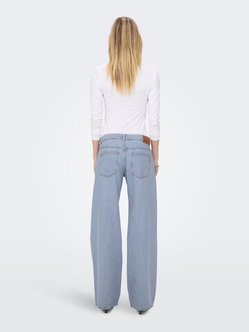 ONLY Wide Leg Jeans 'Kane' in Blau