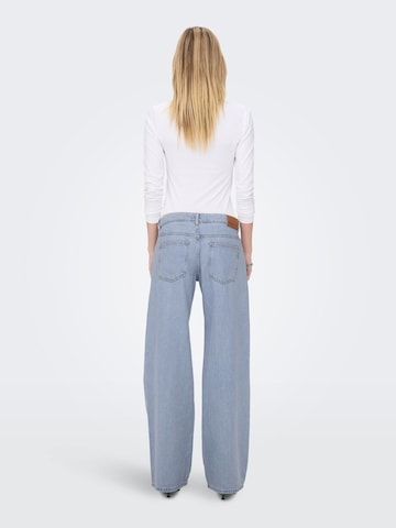 ONLY Wide leg Jeans 'Kane' in Blauw