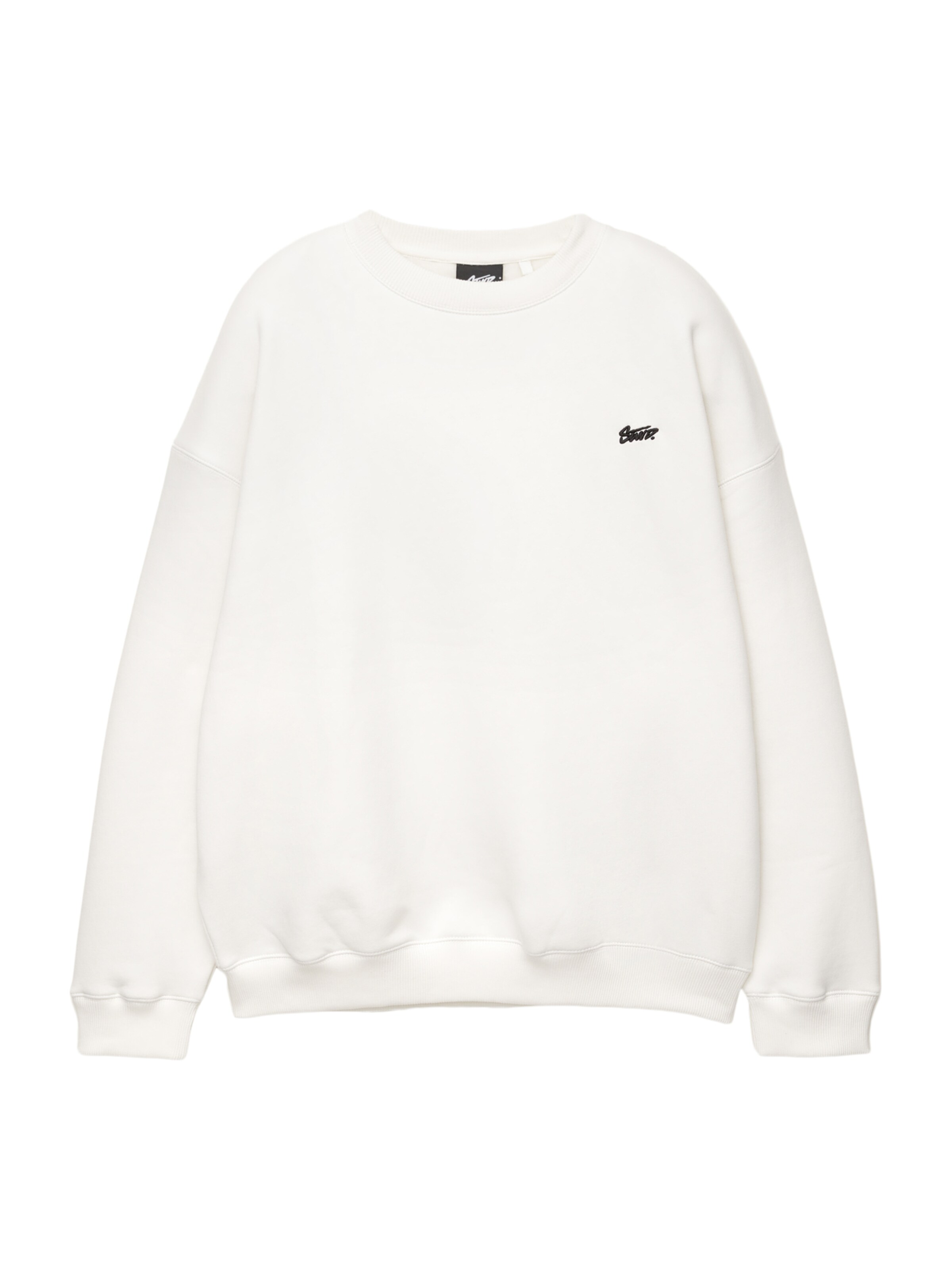 Felpa 'STWD' di Pull&Bear in bianco: frontale