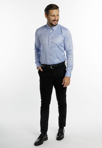 DreiMaster Klassik Slim fit Overhemd in Blauw