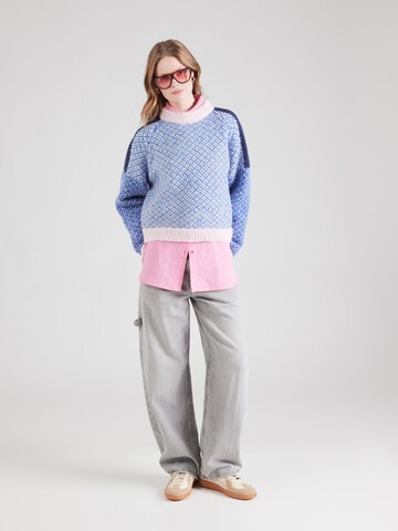 Pull-over 'PCREMIX' PIECES en bleu
