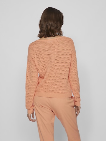 VILA Sweater 'BELLISINA' in Orange
