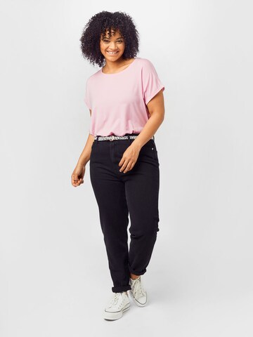 Missguided Plus Regular Jeans 'RIOT' in Black