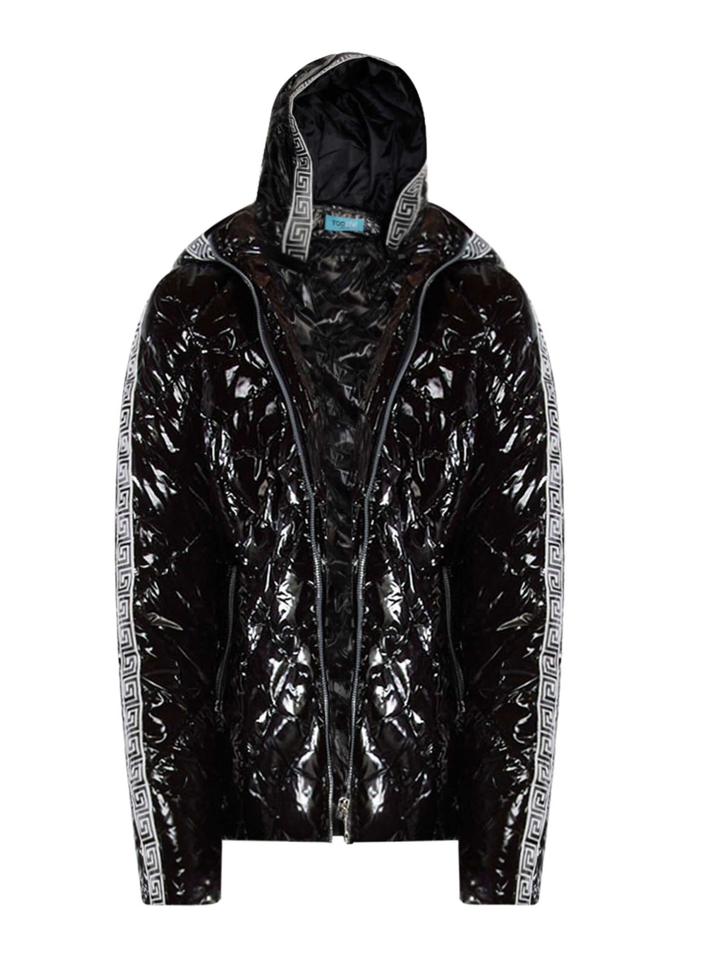 TOOche Performance Jacket 'Labyrinth' in Black: front