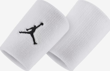 Jordan Sweatband 'Jordan Jumpman' in White: front