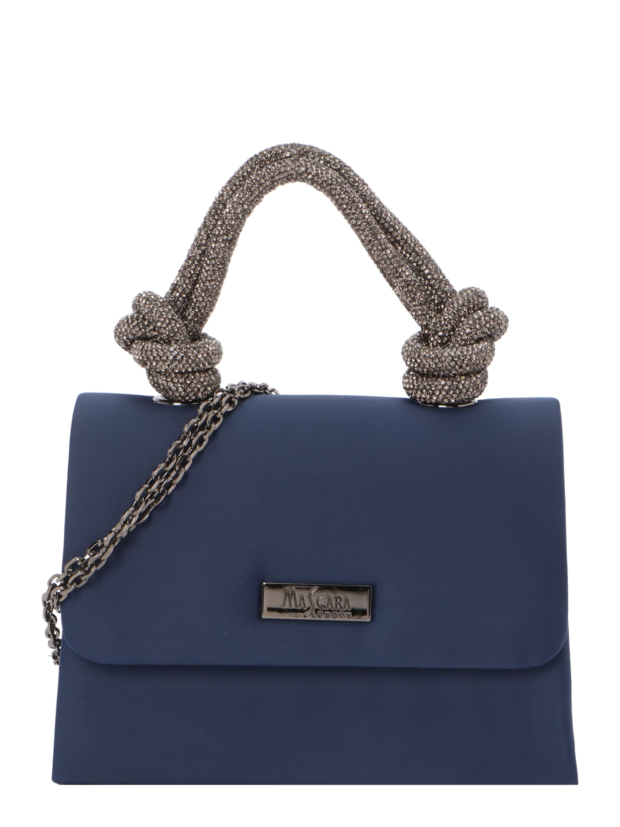 mascara Handbag in Blue: front
