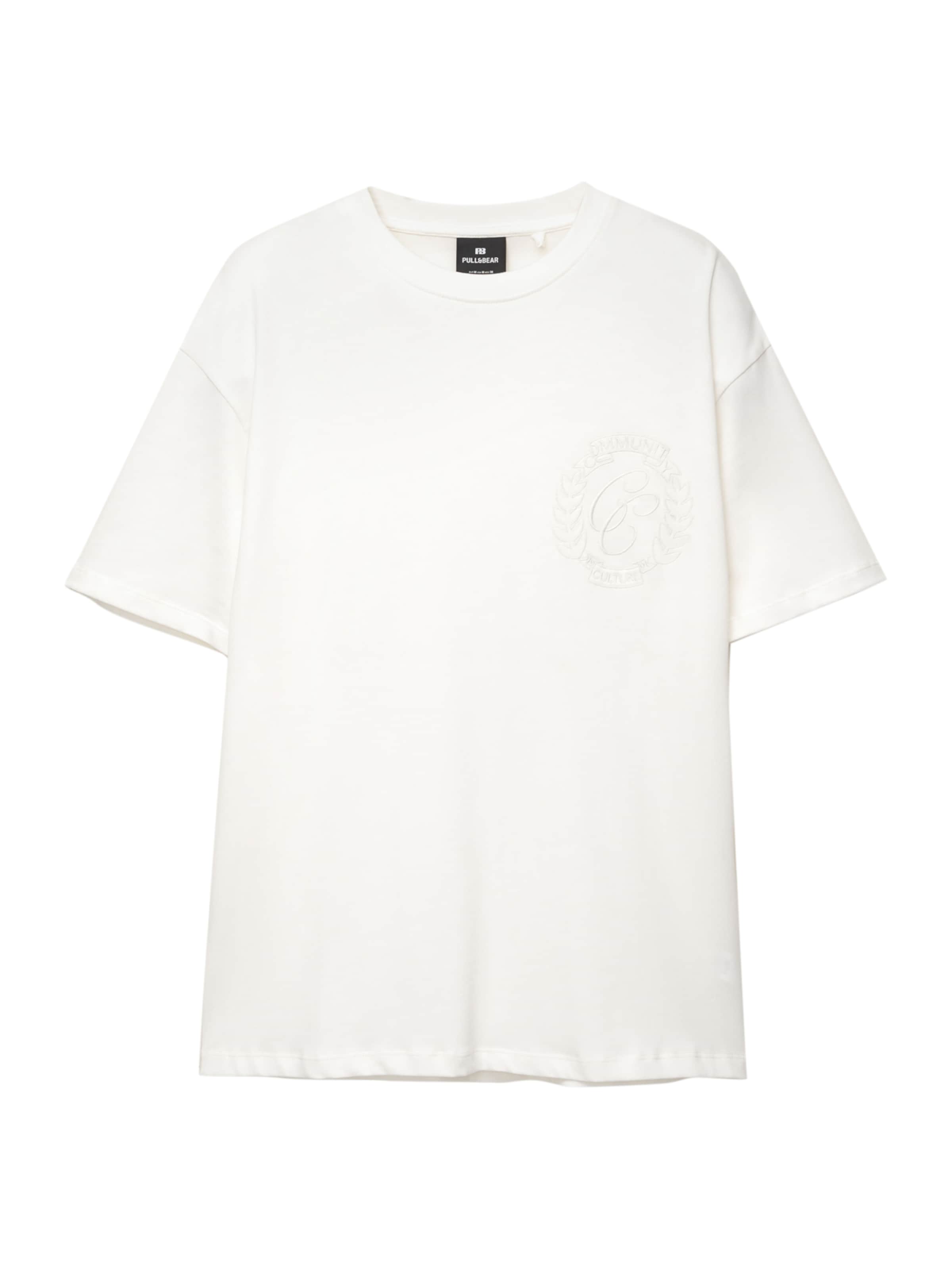 Pull&Bear Bluser & t-shirts i hvid: forside
