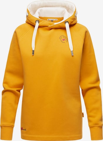 MARIKOO Sweatshirt 'Airii' in Gelb: front