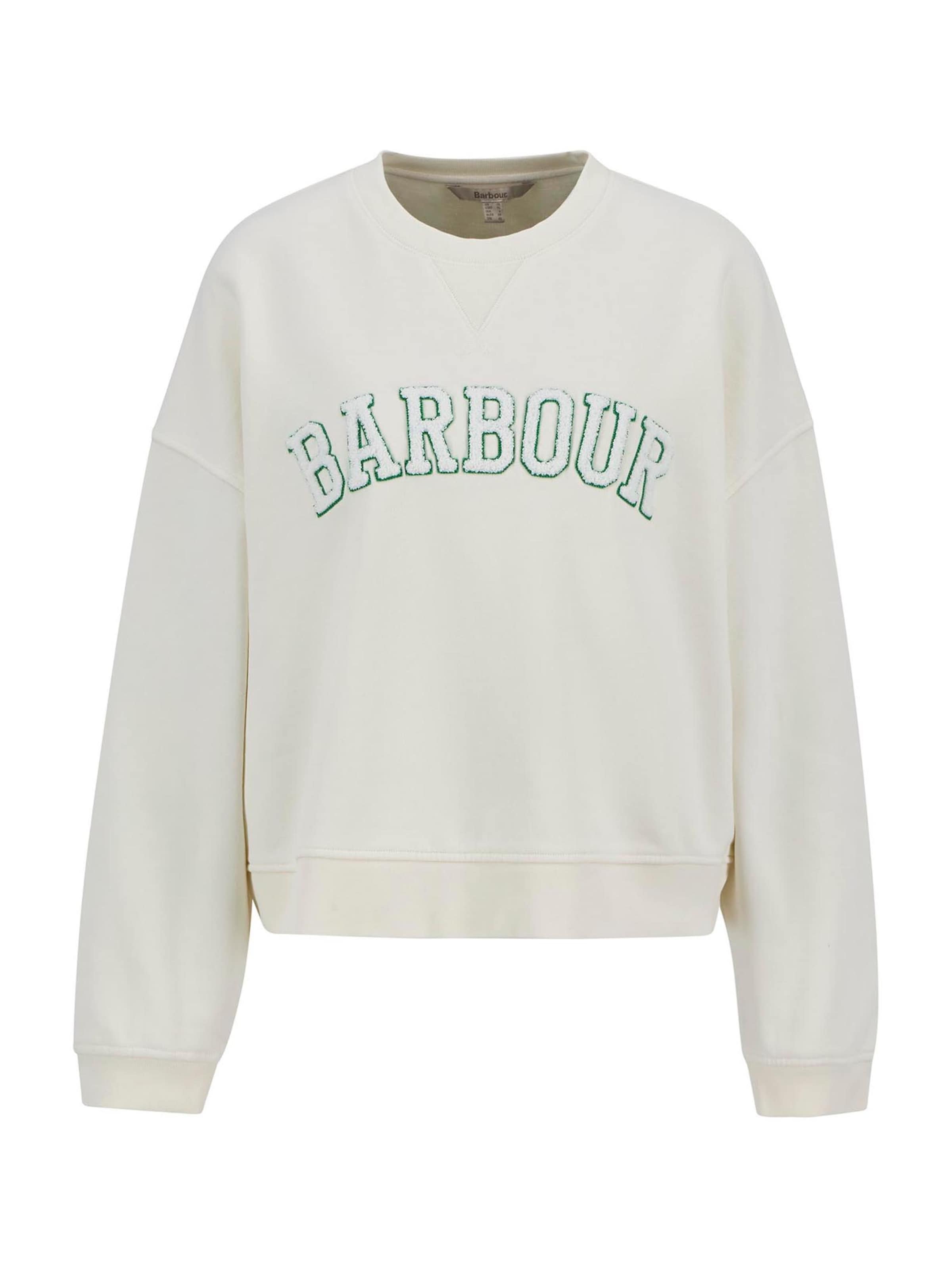 Sweat-shirt 'Silverdale' Barbour en marron : devant