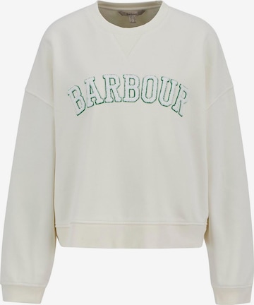 BarbourSweater majica 'Silverdale' - smeđa boja: prednji dio