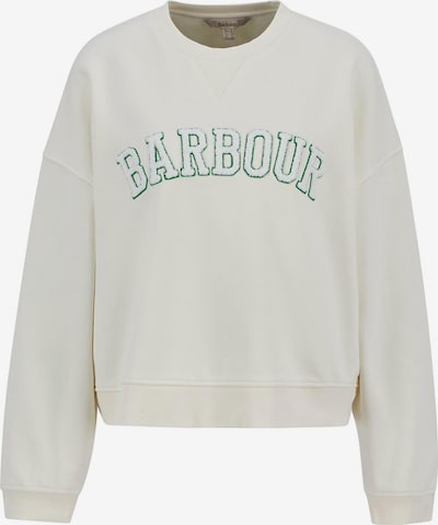 Barbour Collegepaita 'Silverdale' värissä ecru / smaragdi, Tuotenäkymä