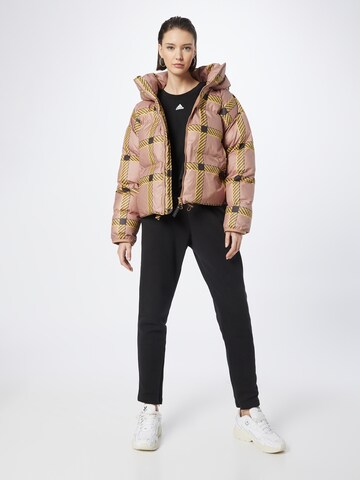 ADIDAS BY STELLA MCCARTNEY Athletic Jacket 'Padded Printed' in Brown