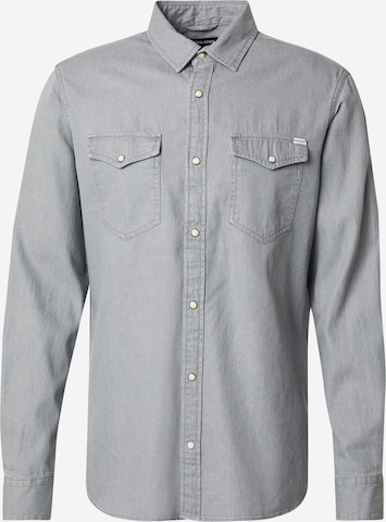 JACK & JONES Рубашка 'Sheridan' в Серый: спереди