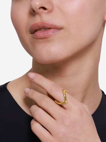 Heideman Ring 'Aeca' in Gold: front