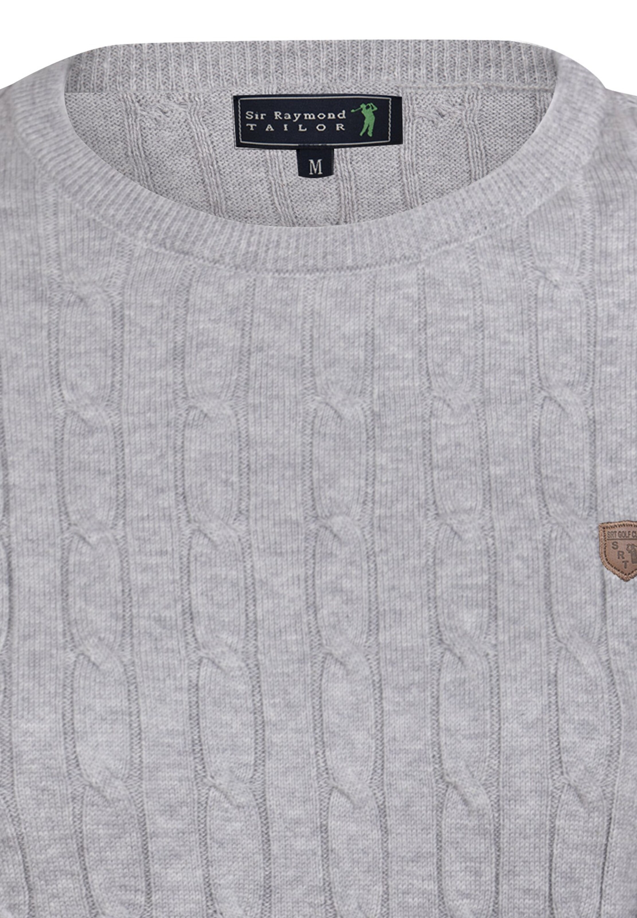 Sir Raymond Tailor Strickpullover 'Authen' in Grau