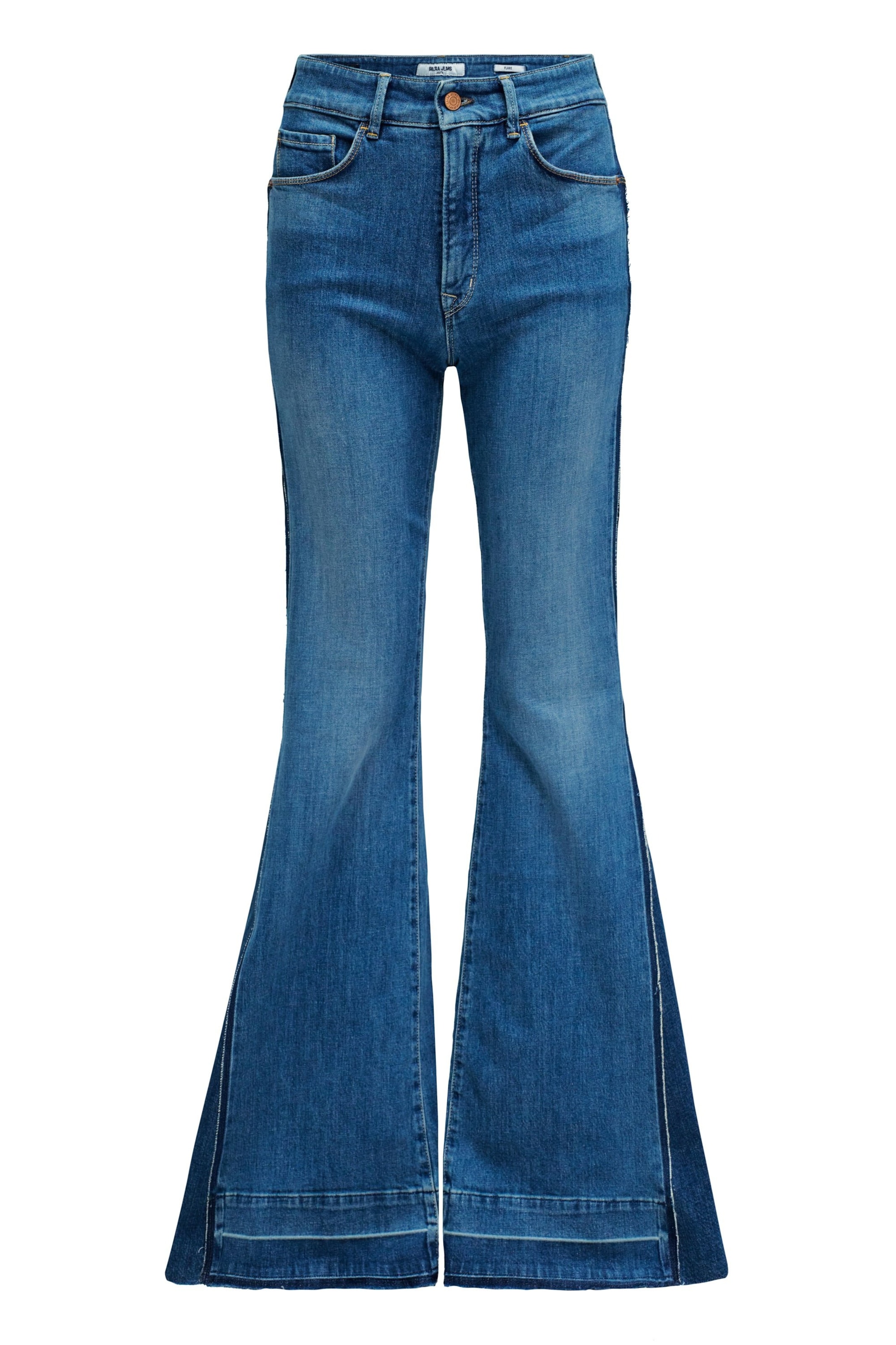 évasé Jean 'Faith' Salsa Jeans en bleu : devant