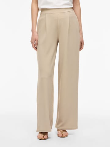Wide Leg Pantalon à pince 'VIBENNE' VILA en gris : devant