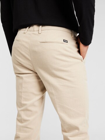 Regular Pantalon chino 'Kaito 1' BOSS en beige