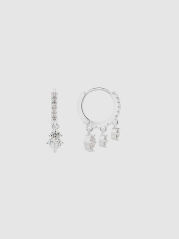 Luxenter Earrings 'Russa' in White: front