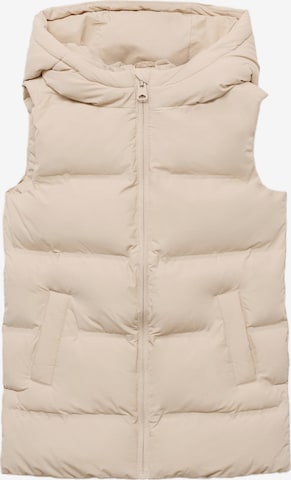 Gilet 'Lina' MANGO KIDS en beige : devant