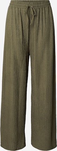 Z-One Wide Leg Housut 'Nu44ria' värissä ruskea: etupuoli