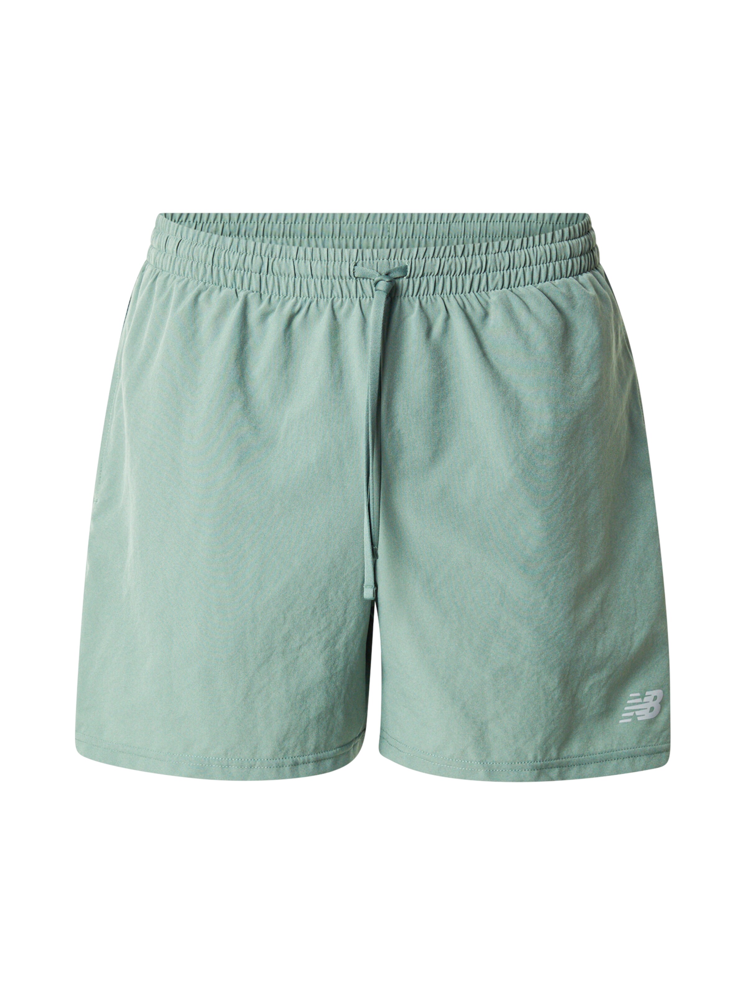 new balance Спортивные штаны 'Essentials' в Зеленый: спереди