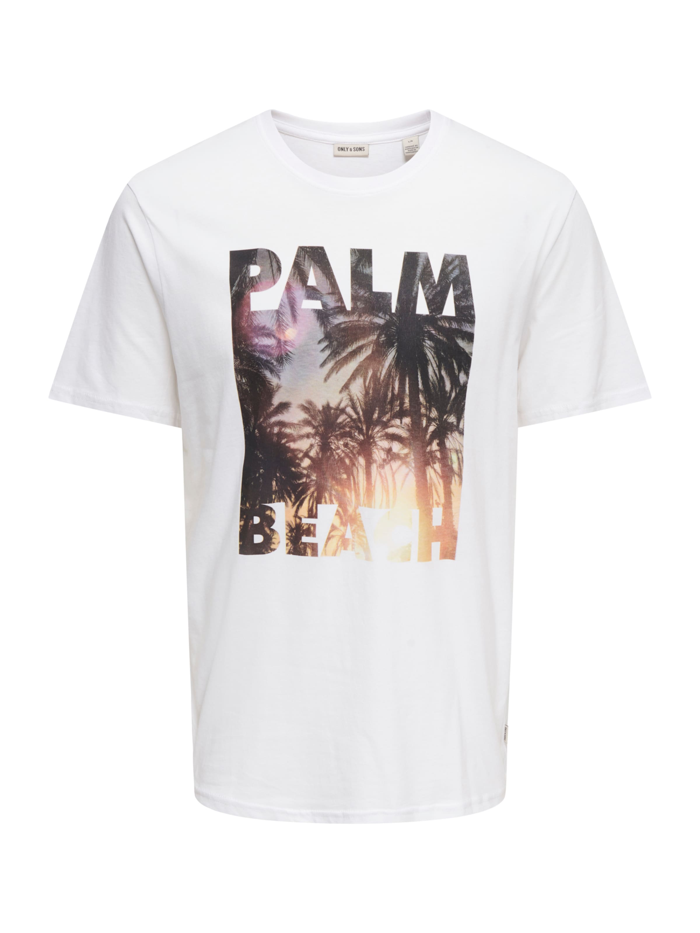 Only & Sons T-Shirt 'ONSMAGDY' in Weiß: Vorderseite