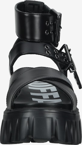 BUFFALO Strap Sandals in Black