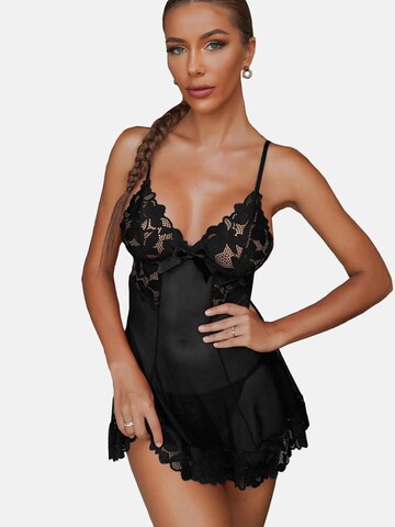 ORGANZA Lingerie Negligée 'Negligé'‌ in Schwarz