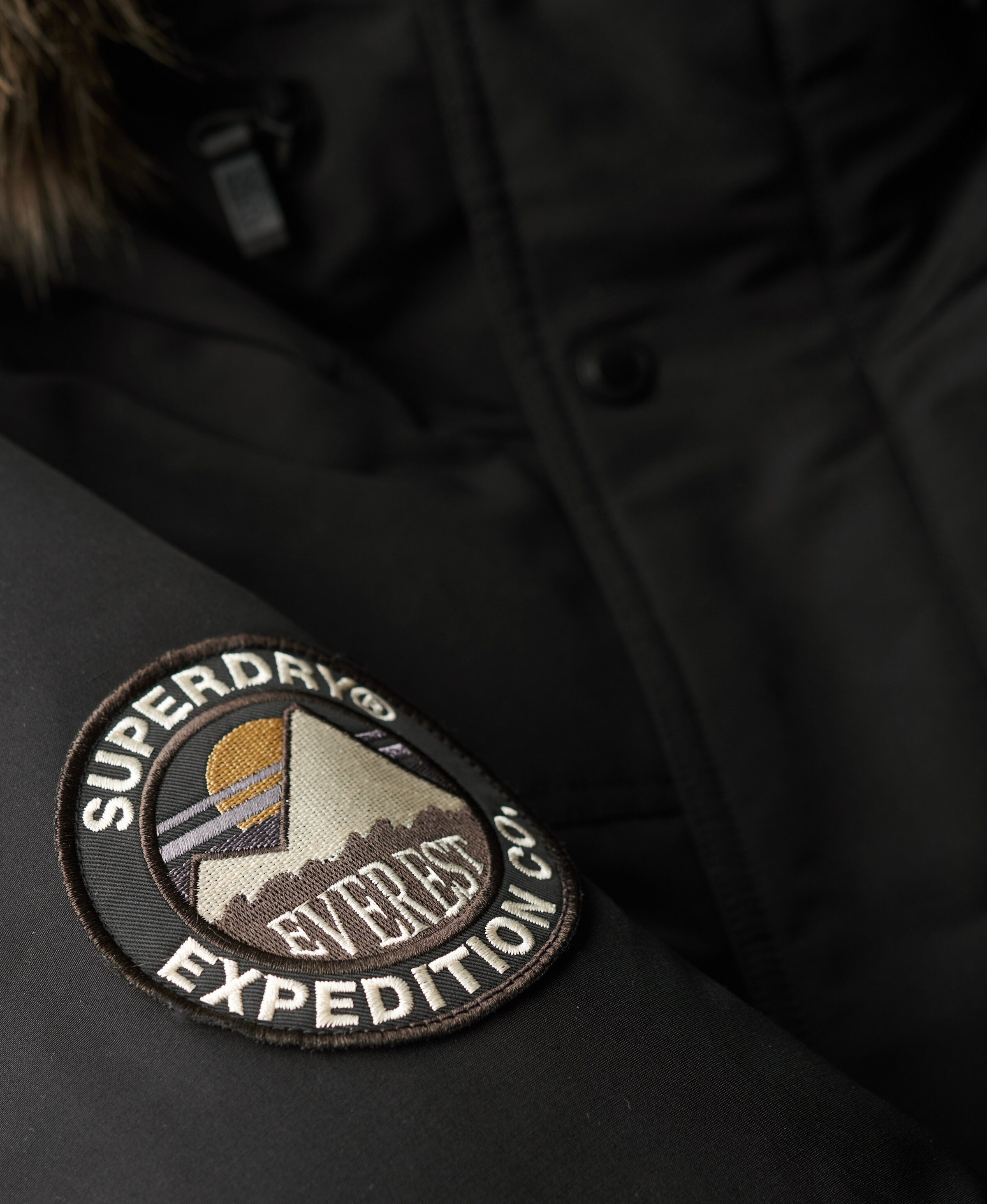 Superdry & Co Parka 'Everest' in Schwarz