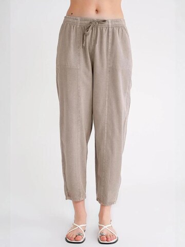 MixRay - Folgado Calças em bege: frente