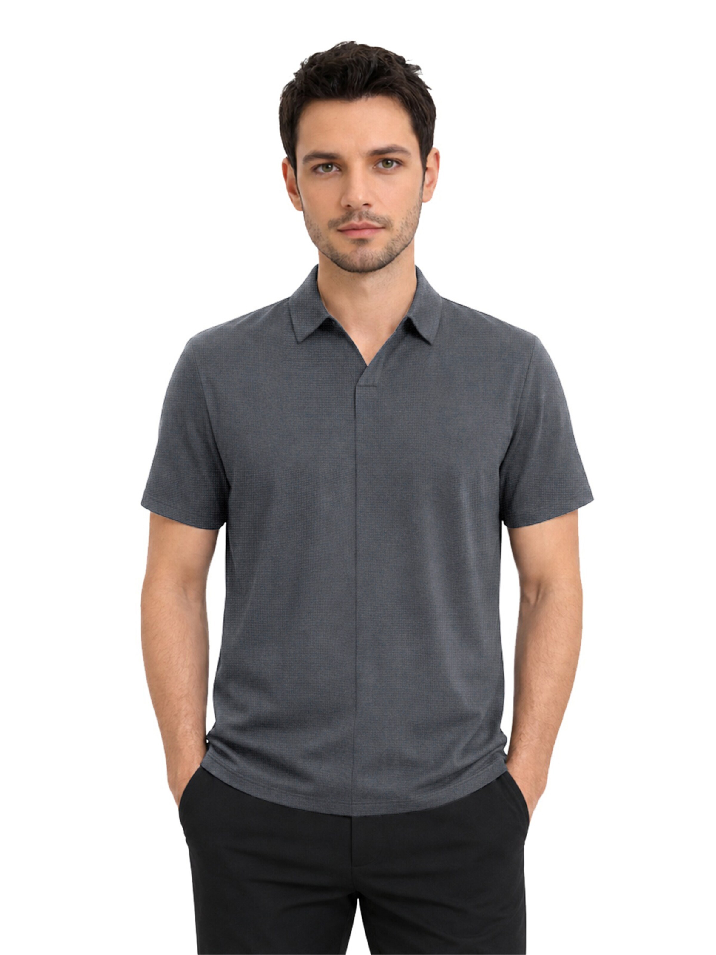 ALLTHEMEN Shirt 'Einklang'‌‌‌‌‌‌‌‌‌‌ in Grau: Vorderseite