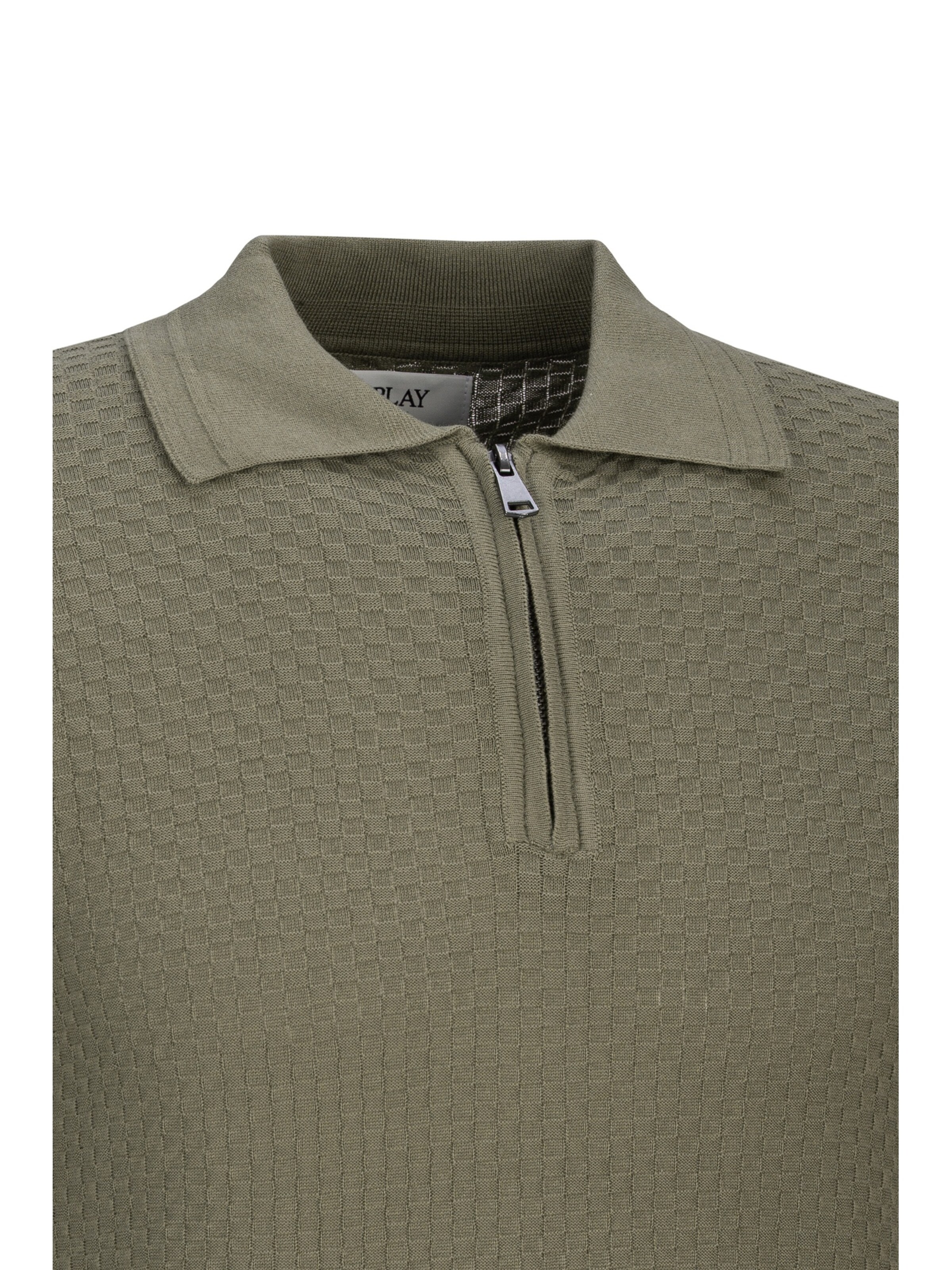 REPLAY Poloshirt in Grün