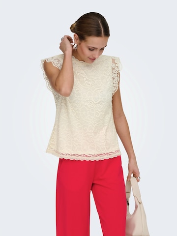 JDY Blouse 'JDYLOTAS' in Wit: voorkant