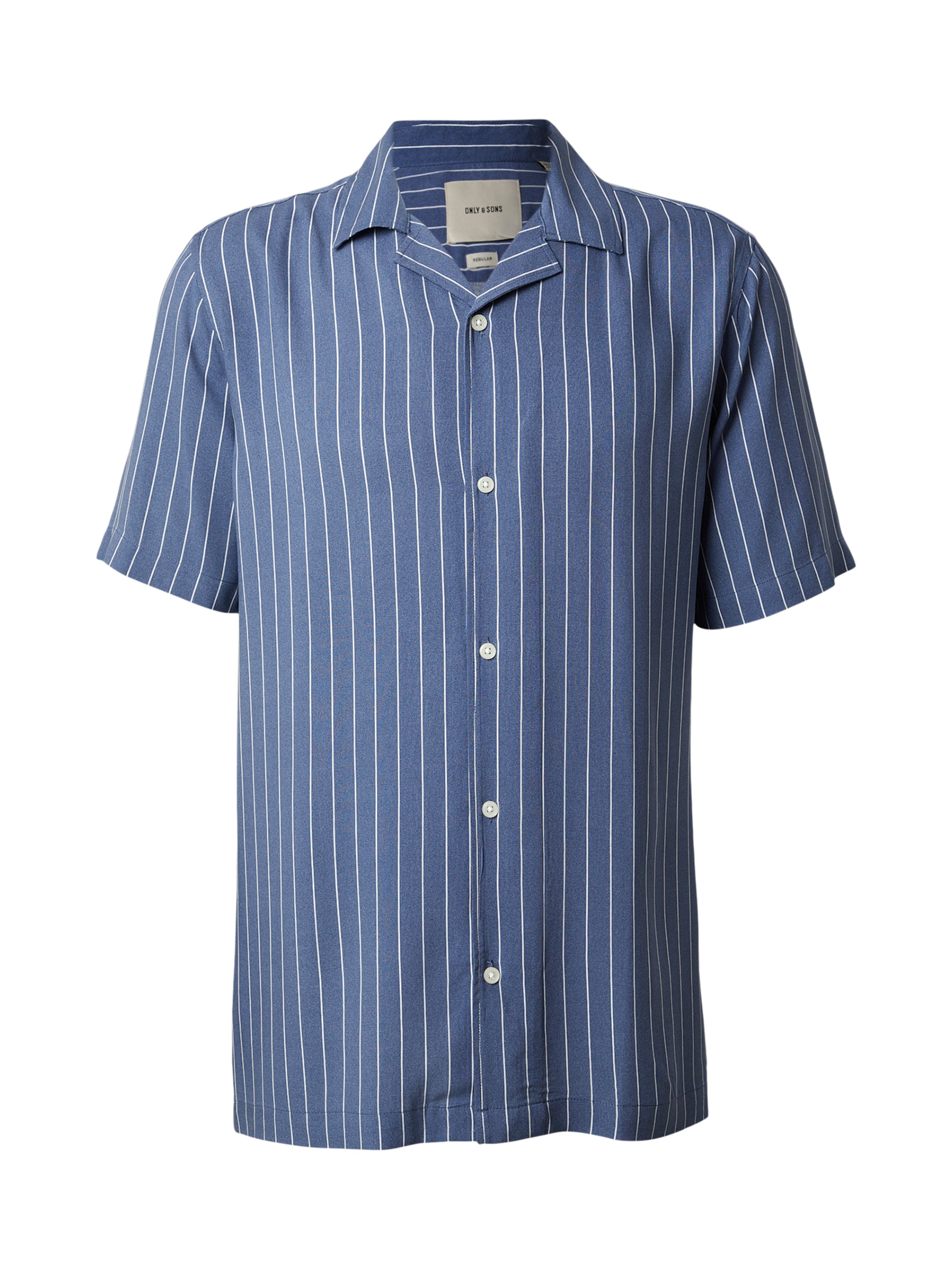 Only & Sons Regular fit Button Up Shirt 'ONSWADE' in Blue: front
