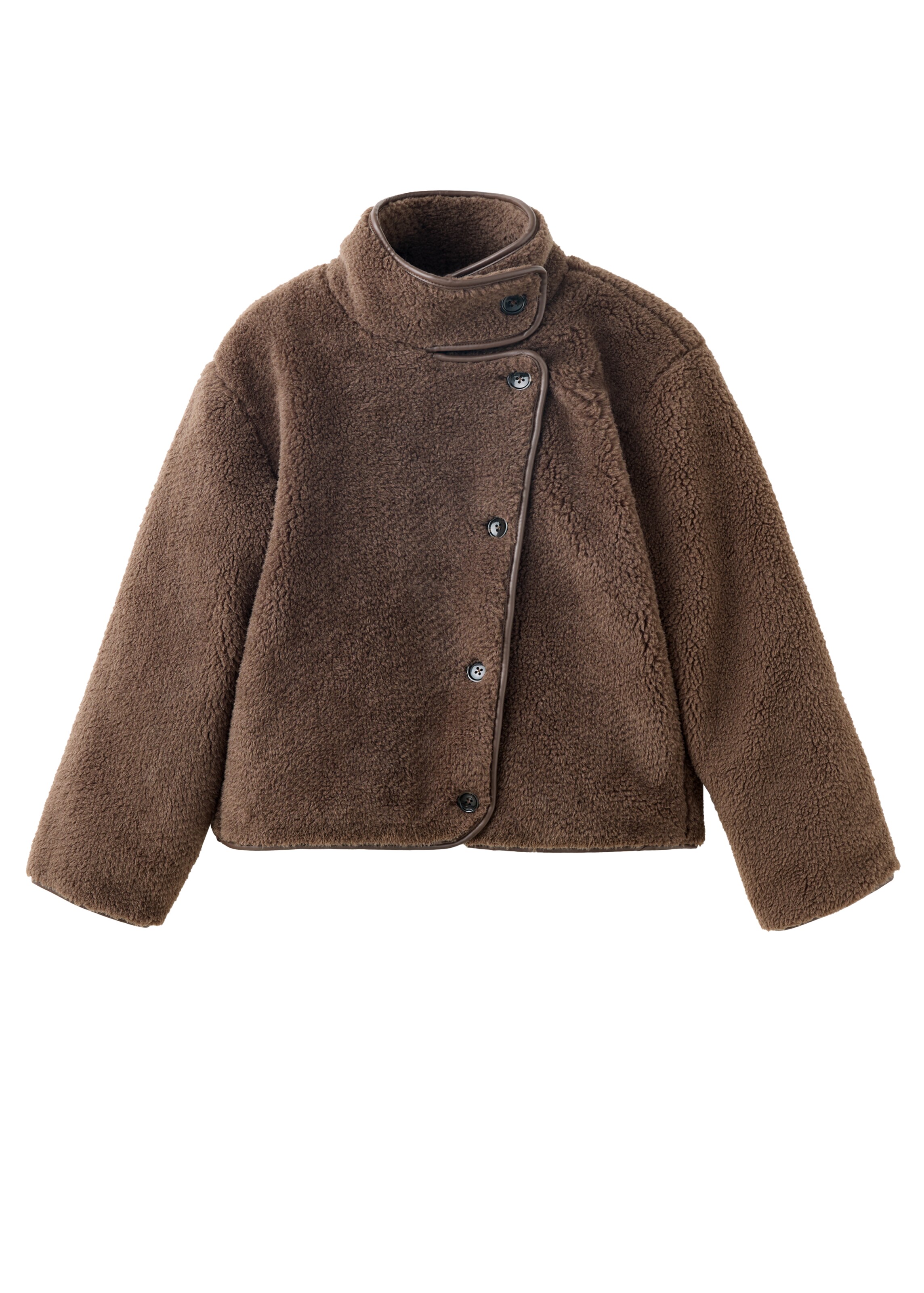 MANGO TEEN Mantel 'ESPOO' in XXXS in schoko, Produktansicht