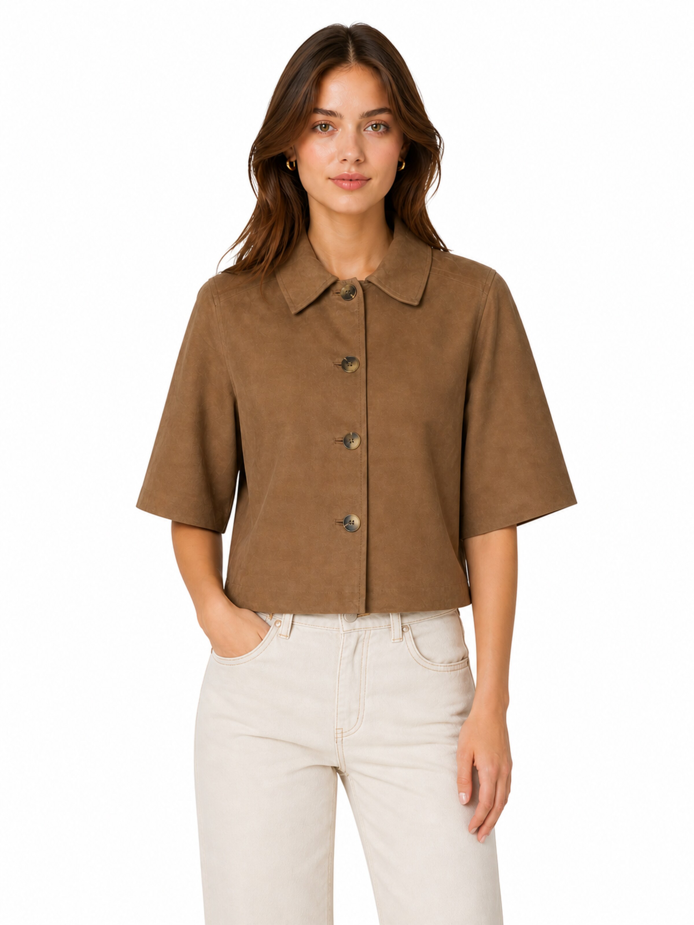 SELECTED Bluse 'SLFSURI'‌‌‌‌‌‌ in Braun
