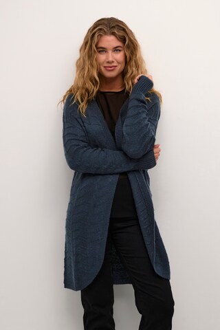 Cardigan 'Emria' Kaffe en bleu : devant