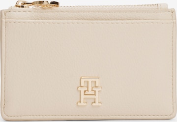 TOMMY HILFIGER Wallet 'DISTINCT' in Beige: front