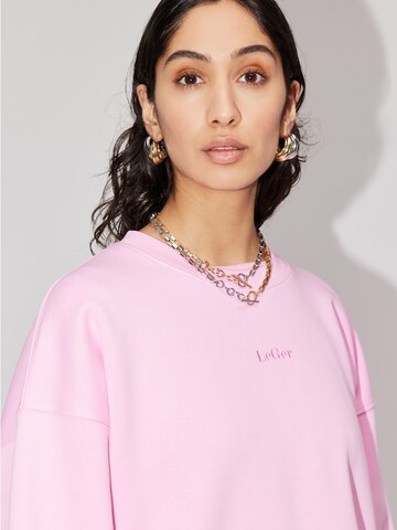 Sweat-shirt 'Indra' LeGer by Lena Gercke en rose