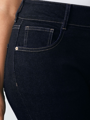 évasé Jean Next en bleu