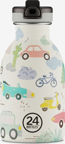 Borraccia 'Urban Bottle' di 24Bottles in bianco: frontale